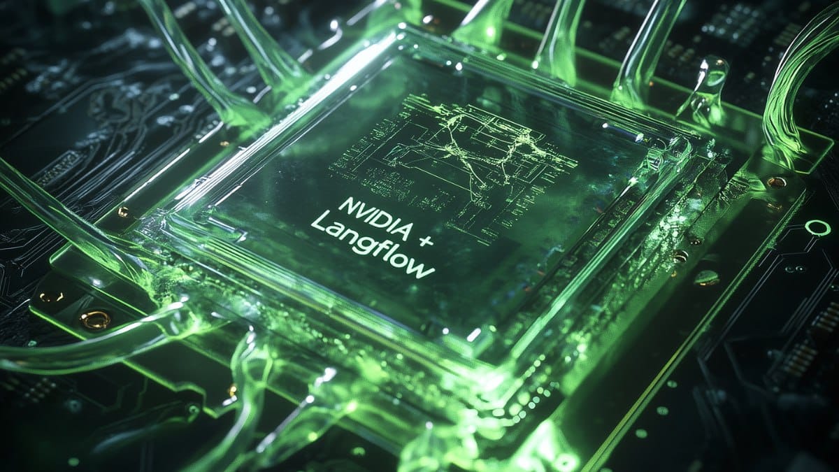 chip tecnológico verde